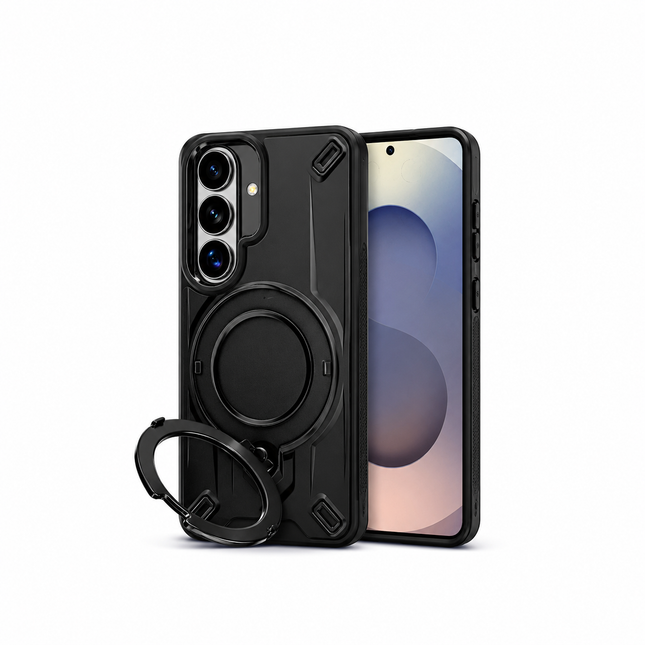 Galaxy S26 Plus Magnetic Armor Case with Ring Stand
