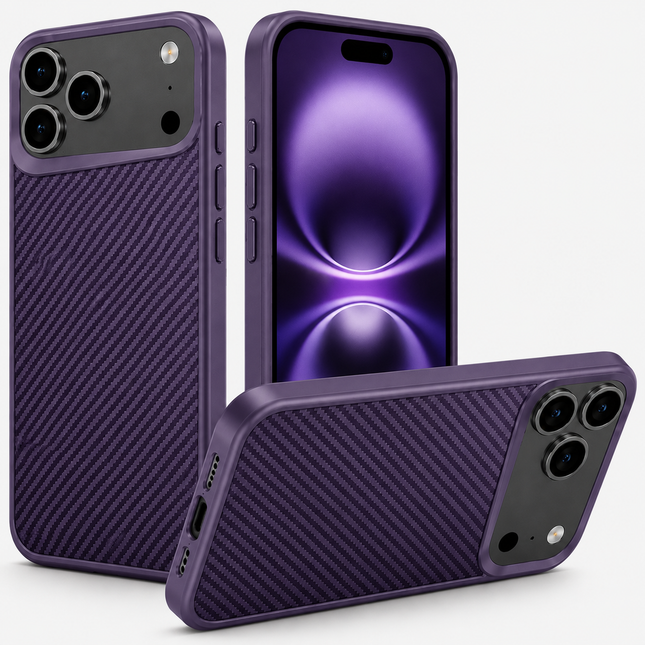 Carbon Fiber Case para iPhone 17 Pro Max