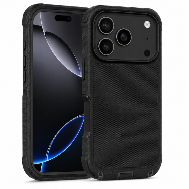 Heavy Duty Case Rosa y Blanco para iPhone 17 Pro Max